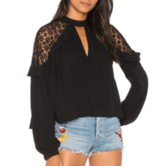 Free People Little Bit Of Love Top Free People Lace - Picture 2 of 7